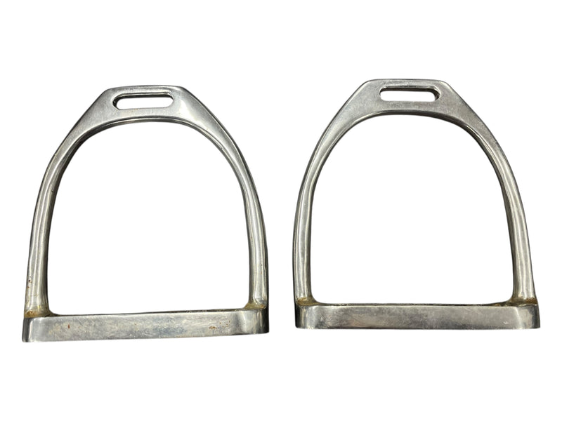 Fillis Stirrups *No Treads* - SS - Approx 4.5" - USED