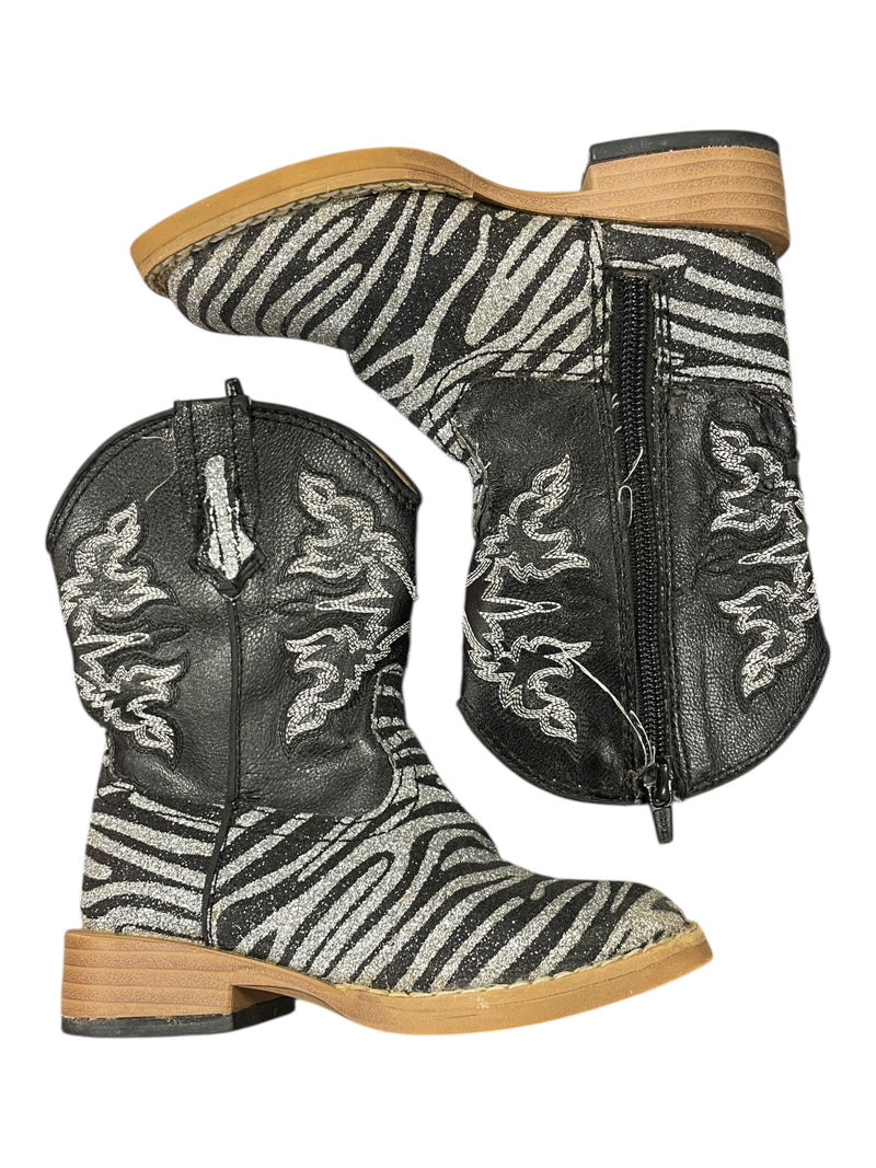 Roper Infants Cowgirl Boot - Zebra - Children&
