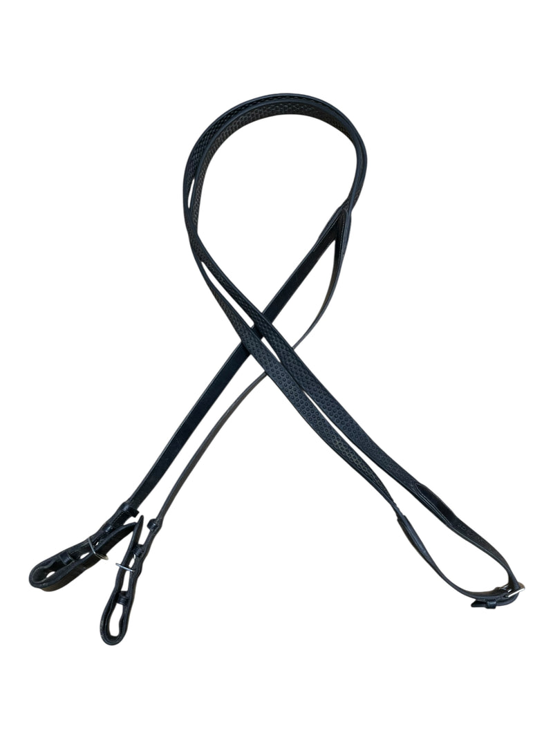 KL Select Pebble Reins - Black - 54" - USED