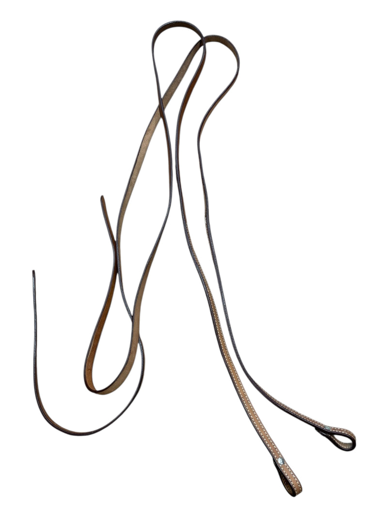Western Split Reins - Brown - Approx 81" - USED