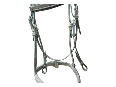 Riviera Sport Bridle W/ Interlocking Flash - Brown - C/S - USED