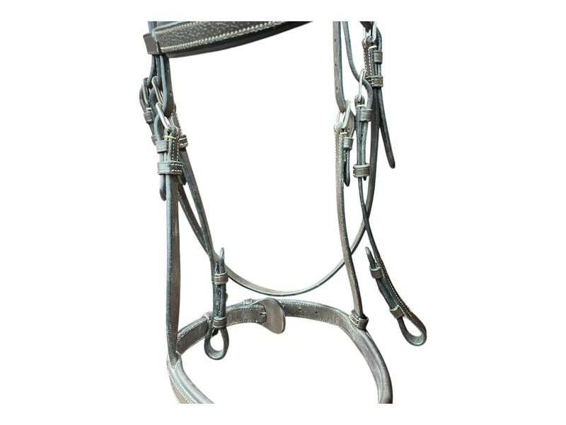 Riviera Sport Bridle W/ Interlocking Flash - Brown - C/S - USED