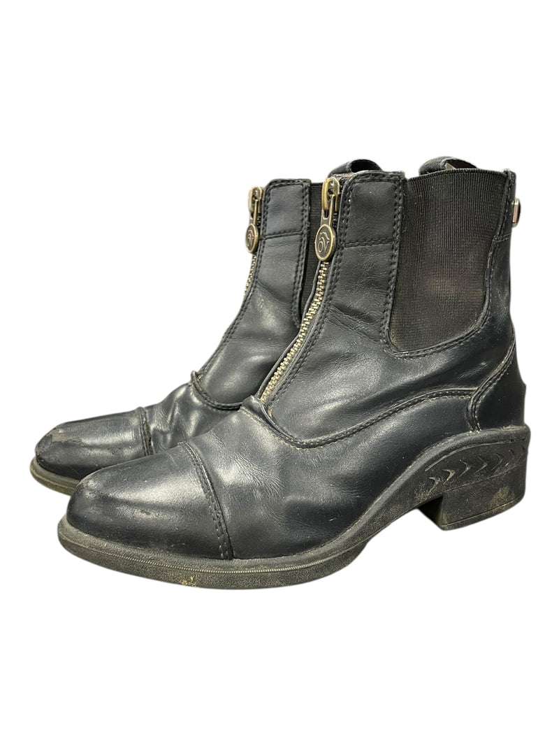 Ovation Paddock Boots - Black - Youth 13 - USED