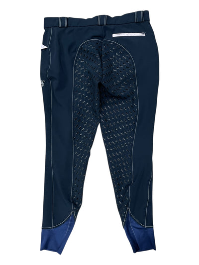 Huntington Equestrian  FS Breech - Navy/Pink - 16 (Approx US 34) - USED