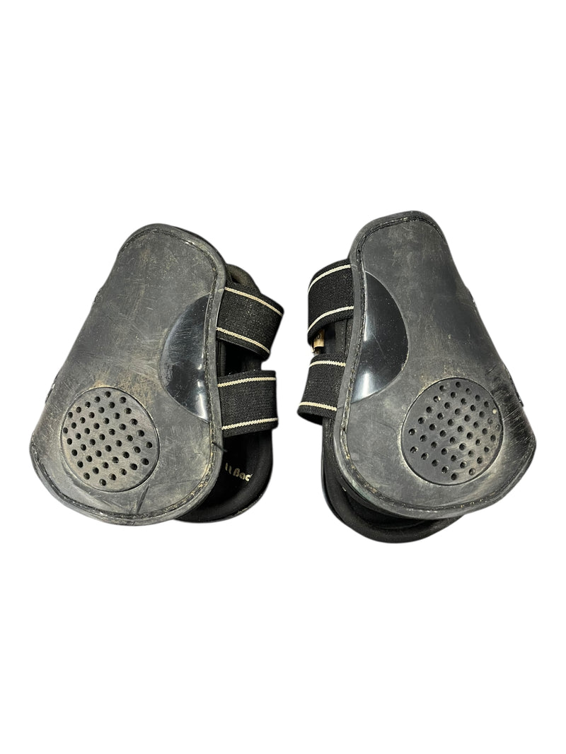 Back On Track Fetlock Boots - Black - F/S - USED