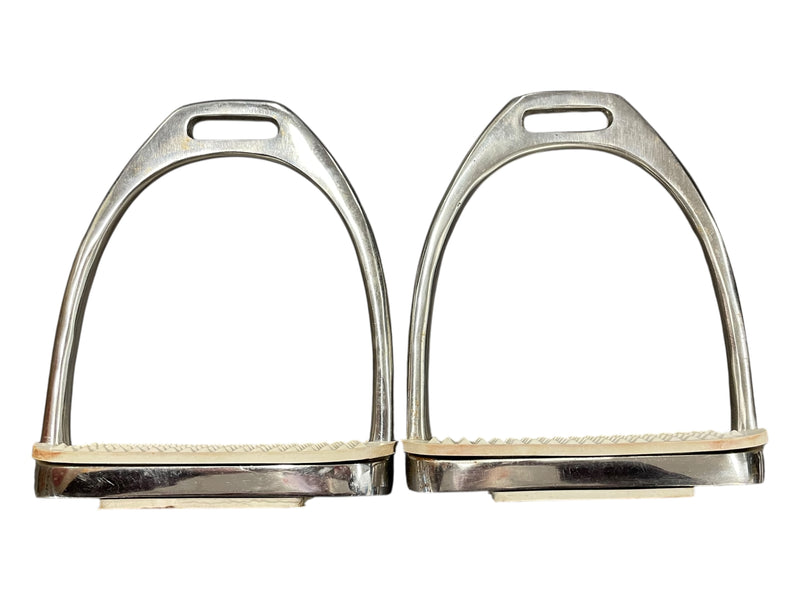Fillis Stirrups - SS/White - Approx 4 1/2" - USED