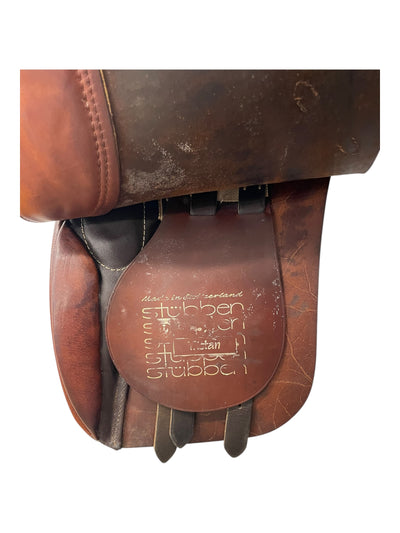 Stubben Tristan AP Saddle - Brown - 16.5" / 32cm Tree - USED