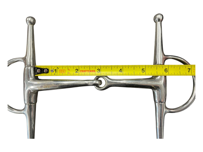 Full Cheek Snaffle - SS - Approx 5 1/4" - USED