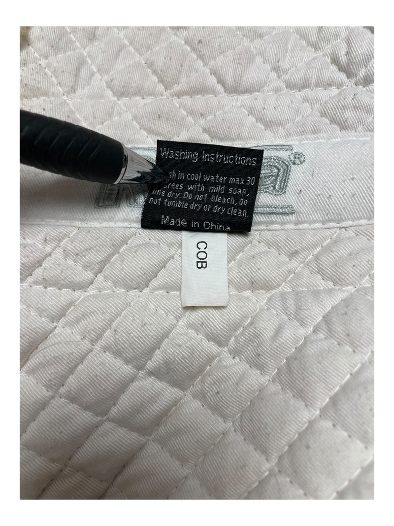 Roma Merino Sheepskin 1/2 Pad - White/Natural - Cob - USED