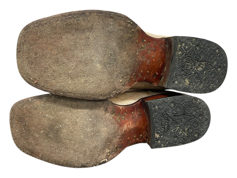 Los Altos Boots - Brown/Turquoise/Red - 7.5 - USED