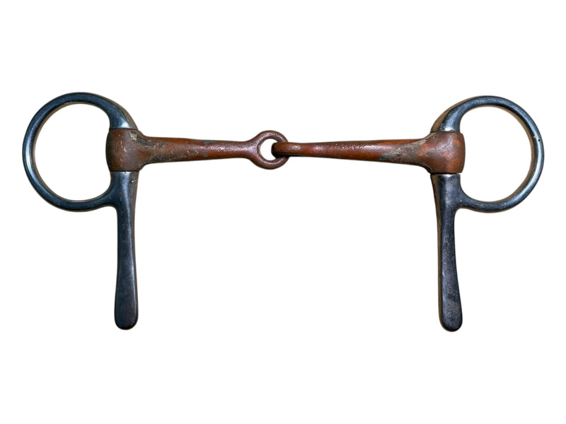 Half Cheek Snaffle - SS/Copper - Approx 5 1/4" - USED