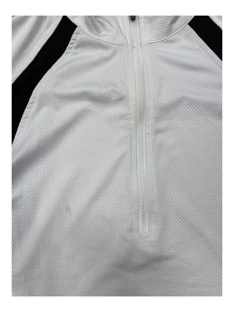Kerrits 1/4 Zip Sun Shirt - White/Black - S - USED