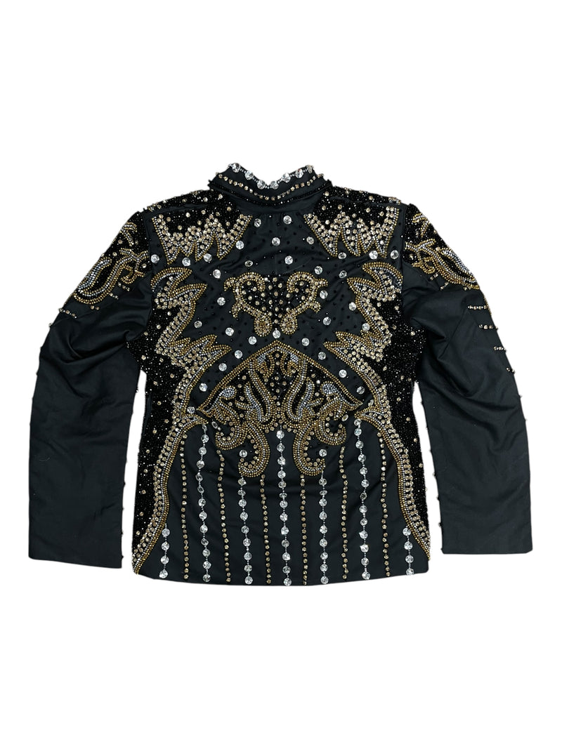 Showmanship Jacket - Black/Gold - Custom Measurements - USED
