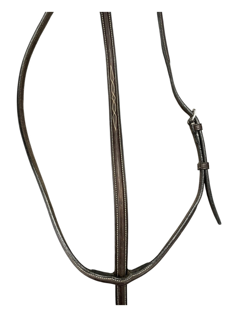 Aramas Fancy Stitch Standing Martingale - Chocolate - F/S - USED
