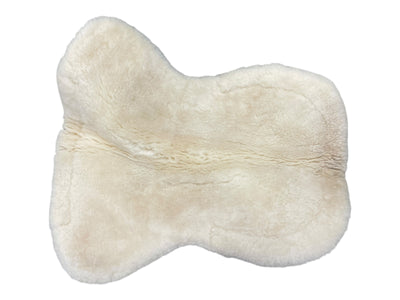 Dover AP Sheepskin 1/2 Pad - White - Approx 19" Spine - USED
