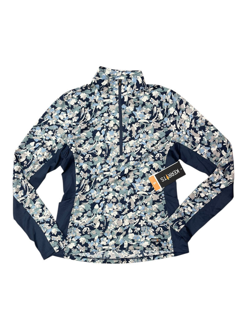 Kerrits LS Sunshirt *NWT* - Blue Floral - S - USED