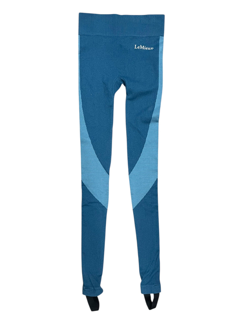LeMieux Thermal Leggings - Marine - XS - USED