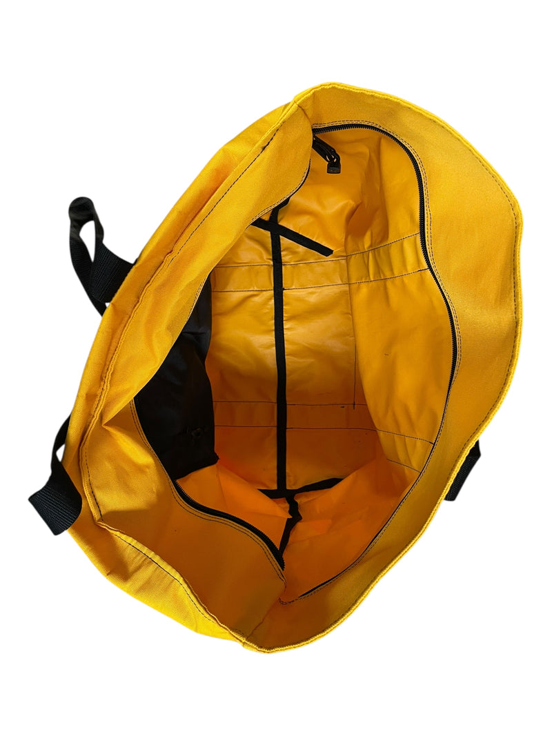Tote Bag - Yellow/Black - Approx 14 x 22" - USED