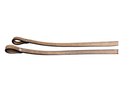 Western Split Reins - Brown - Approx 81" - USED
