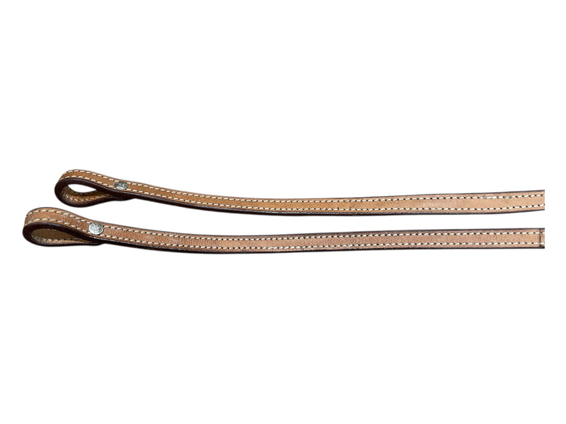 Western Split Reins - Brown - Approx 81" - USED