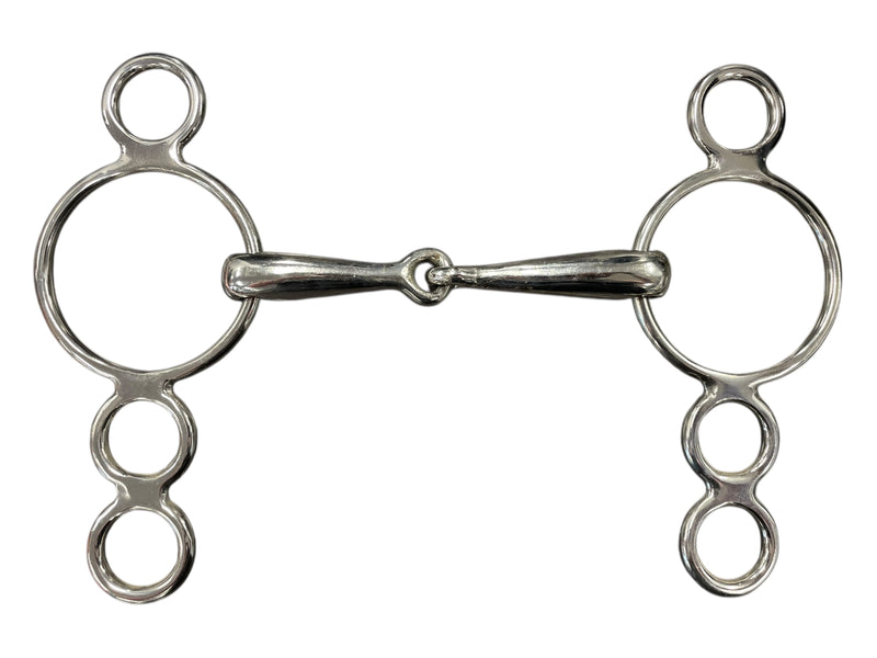 3-Ring Elevator Gag Bit - SS - Approx 5" - USED