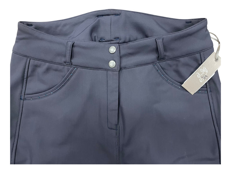 Goode Rider Elite Fleece FS Breech *NWT/Stains* - Navy - 32 - USED