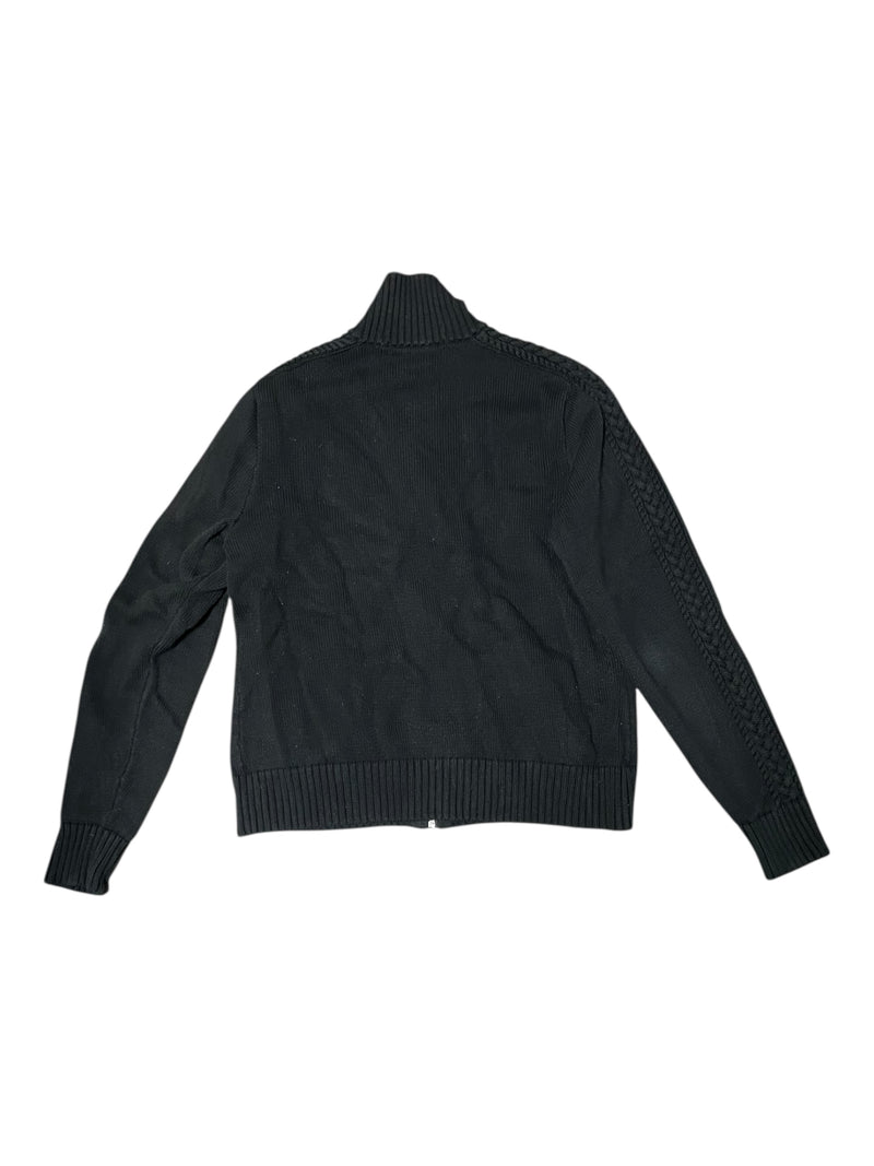 Ralph Lauren Knit Zip Jacket - Black - XL - USED