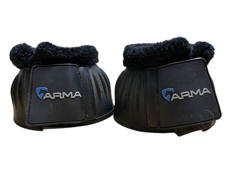 Arma Fleece Trim Bell Boots - Black - Est. F/S - USED