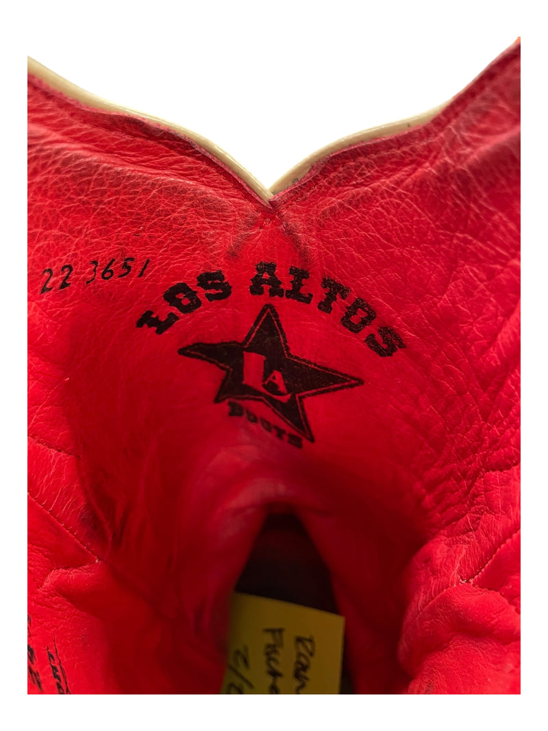 Los Altos Boots - Brown/Turquoise/Red - 7.5 - USED