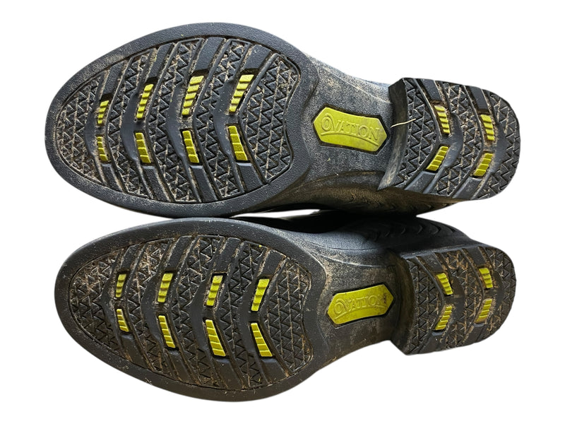 Ovation Zip Paddock Boots - Black - Size 4 - USED