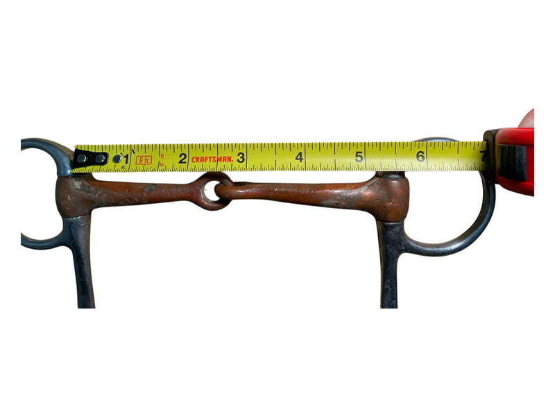 Half Cheek Snaffle - SS/Copper - Approx 5 1/4" - USED