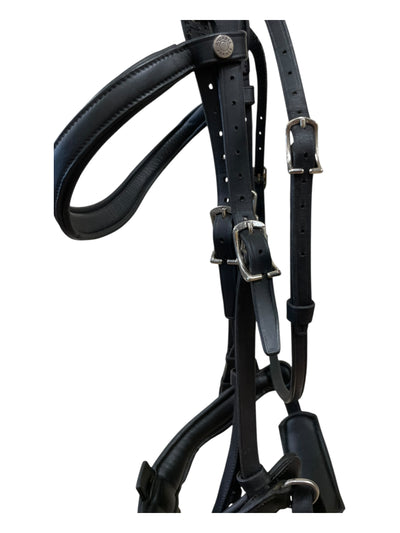 Antares Precision Crank Noseband Bridle - Black - 2 (Full) - USED
