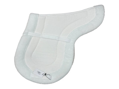 Horze Shaped Pad - White - F/S - USED