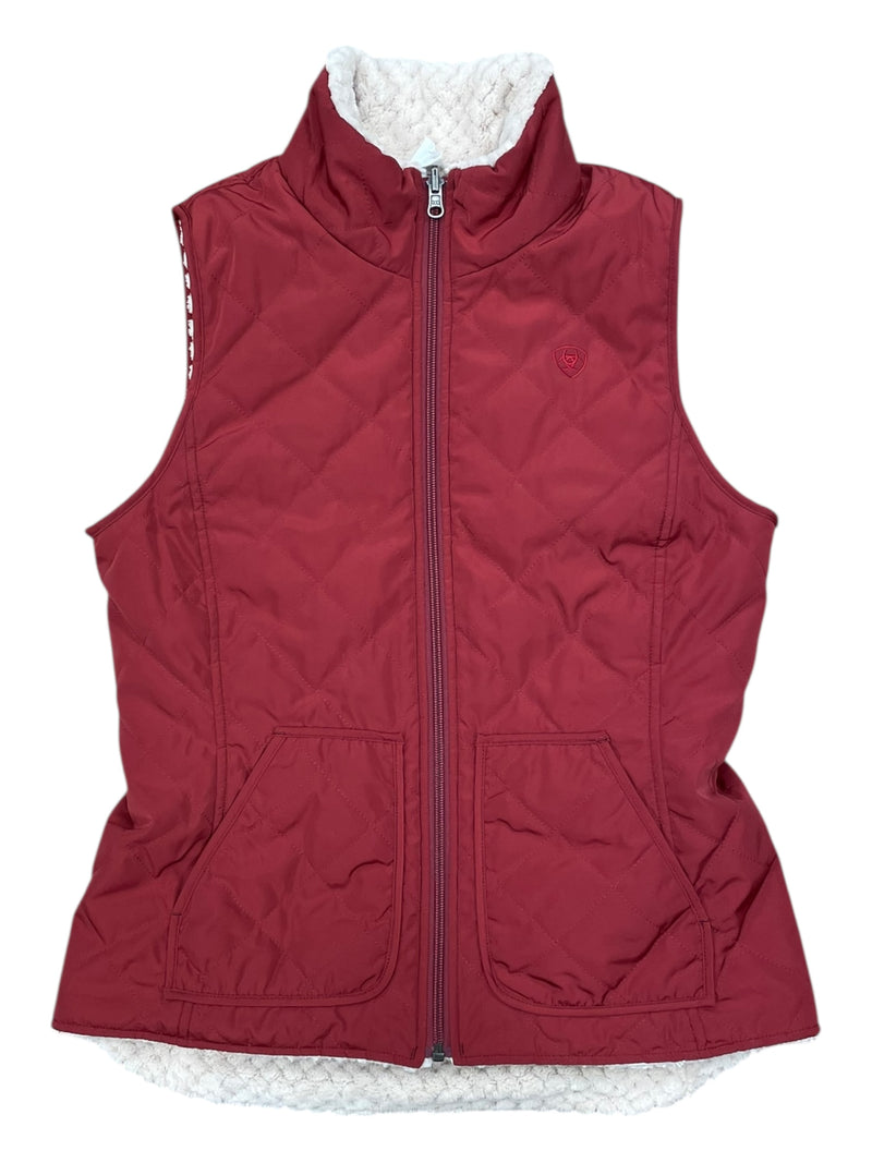Ariat Reversible Vest - Red/Cream - S - USED