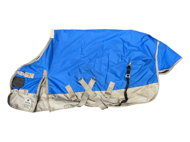 Smartpak Classic T/O Blanket - Royal/Grey - 220g, 57" - USED