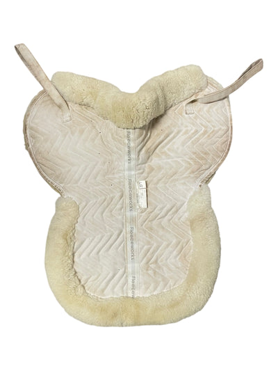 Fleeceworks Sheepskin Shim Pad - White - L - USED