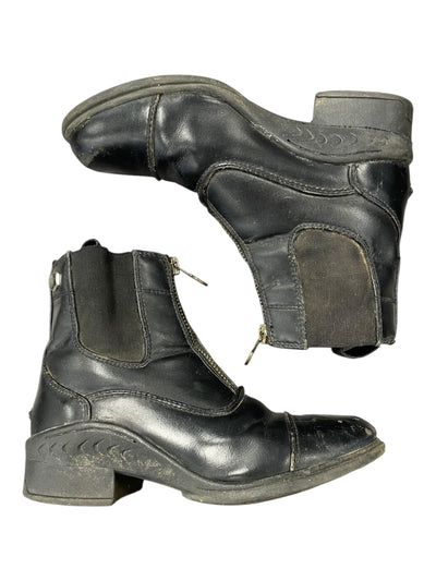 Ovation Paddock Boots - Black - Youth 13 - USED