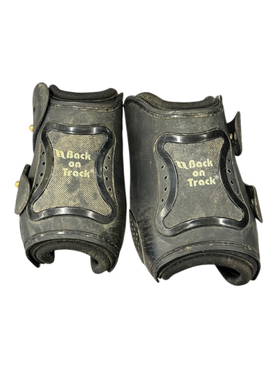 Back On Track Fetlock Boots - Black - F/S - USED