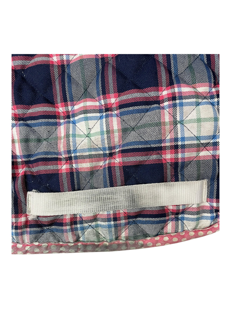 Equine Couture Amber AP Pad - Navy/Pink Plaid - Standard Size - USED