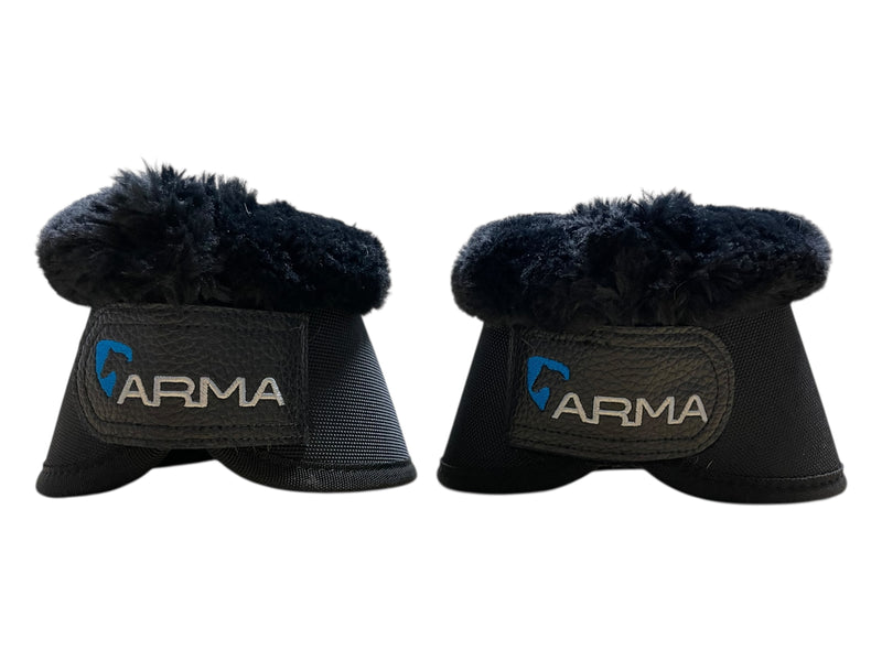 Arma Fleece Trim Bell Boots - Black - F/S - USED