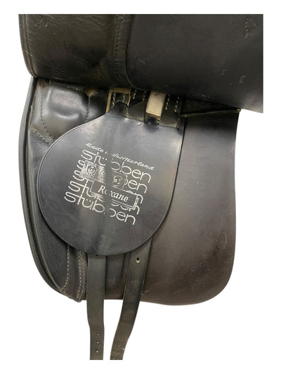 2002 Stubben Roxane DR Saddle - Black - 17.5" / 32 Tree (Wide) - USED