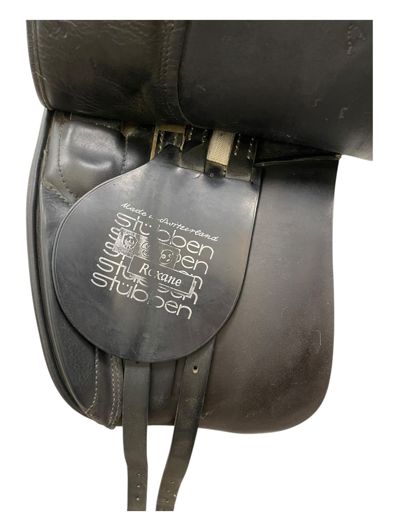 2002 Stubben Roxane DR Saddle - Black - 17.5" / 32 Tree (Wide) - USED