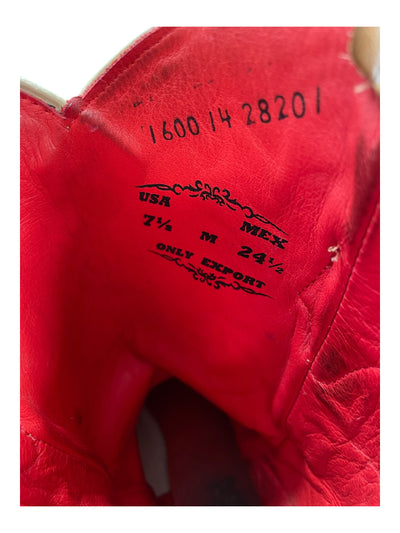 Los Altos Boots - Brown/Turquoise/Red - 7.5 - USED