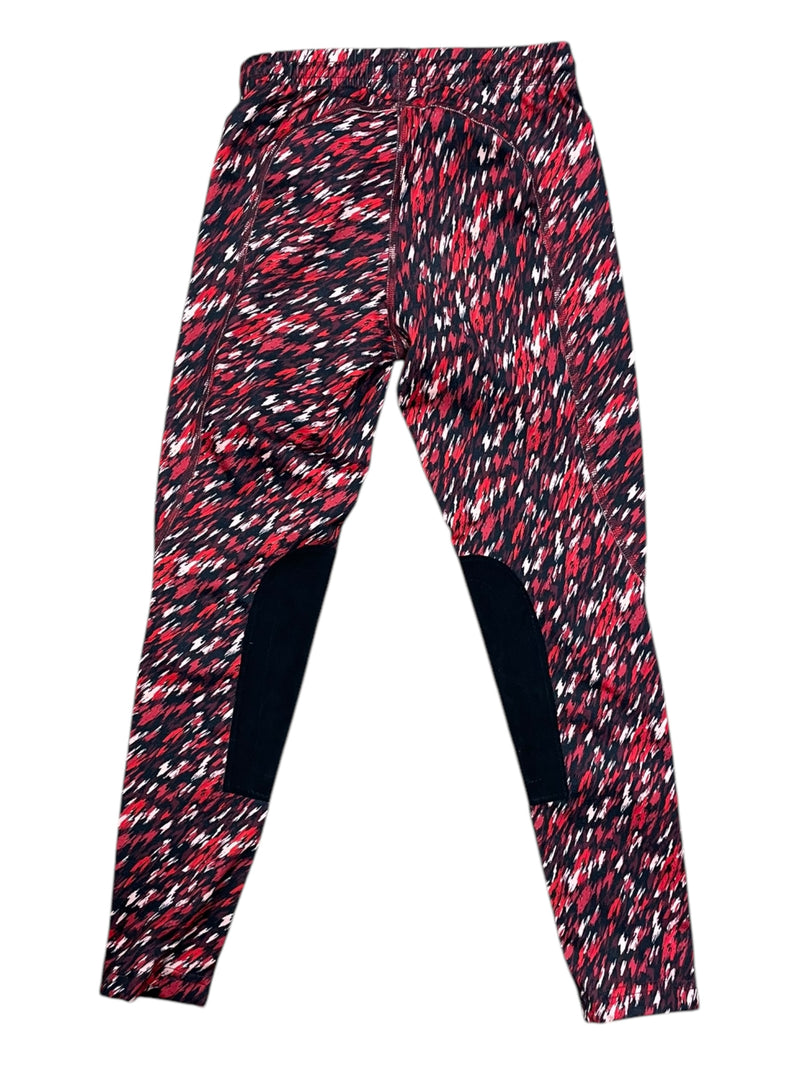 Kerrits KP Tight - Red Pattern - Youth M - USED