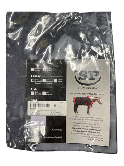 SmartPak Rockin SP T/O Sheet - Navy/Mint - 80" - USED