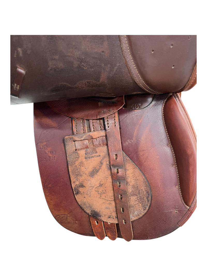 HDR Pro A/O CC Saddle - Brown - 18" - 2.5 Fit (4.5" Gullet) - USED