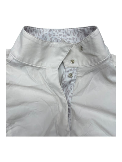 Fits LS Show Shirt - White/Leopard - XS - USED
