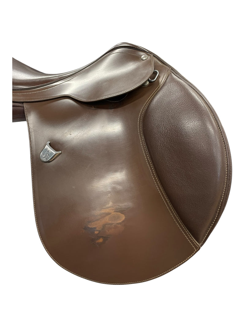 2015 Bates Caprilli CC Saddle - Brown - 43cm (17") - Adj. Gullet - USED