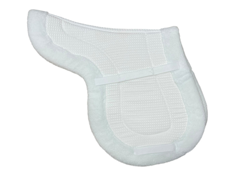 Horze Shaped Pad - White - F/S - USED