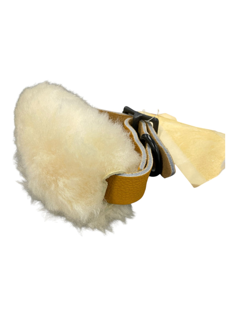 Singular Sheepskin Hobble - Tan - Approx 15" Length - USED